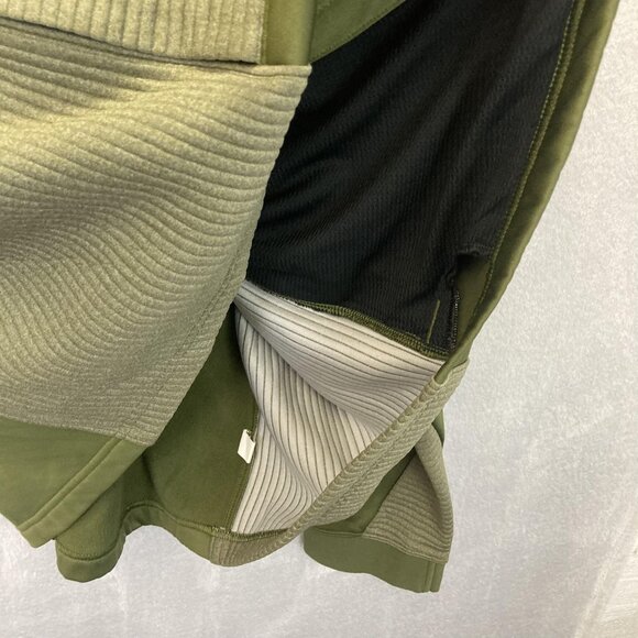 Duluth Trading Zip Up Jacket Mens 2XL Green Orange Performance Hooded Stretch - Picture 14 of 15